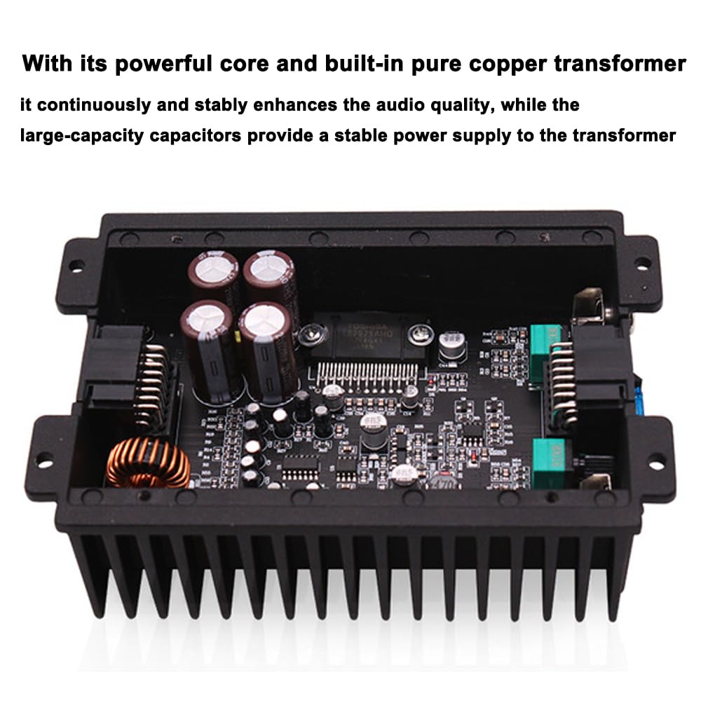 GoolRC speaker wiring diagram illustrating channel routing and bridging options