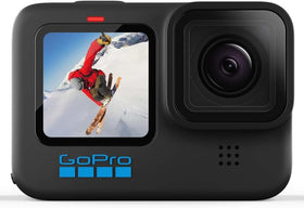 GoPro HERO10 Black front LCD display for easy framing and quick previews.