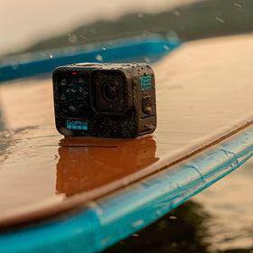 GoPro HERO12 Black captures 4K HDR video with vivid, dynamic color.