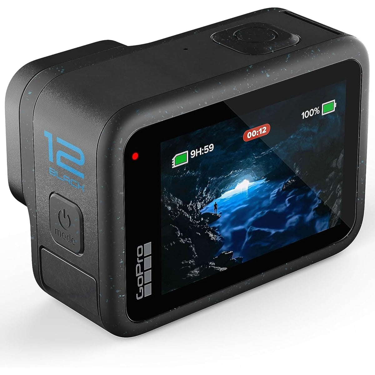 GoPro Hero12 Black water-repelling lens cover reduces glare