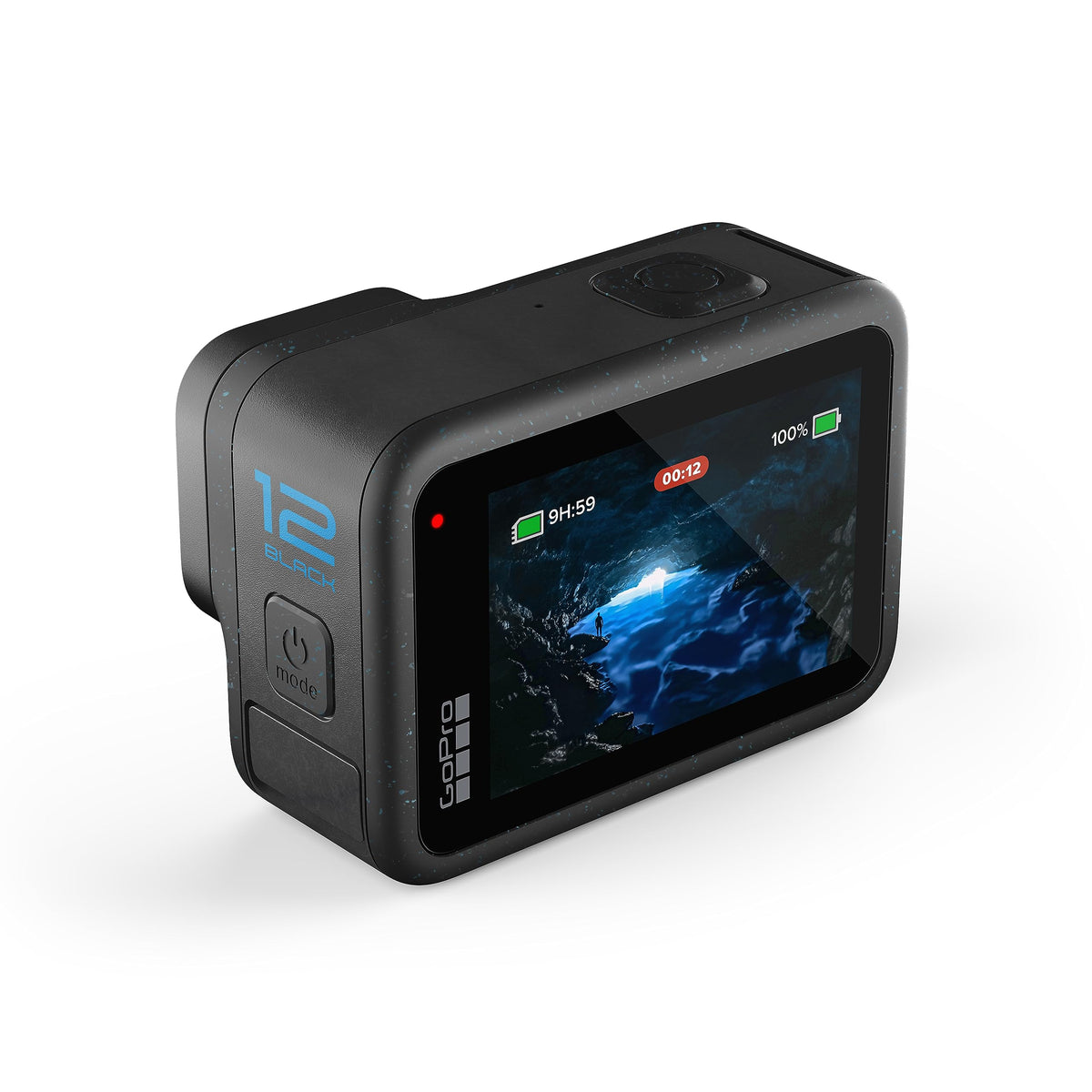GoPro HERO12 Black is waterproof to 33 ft, ideal for beach and pool days.