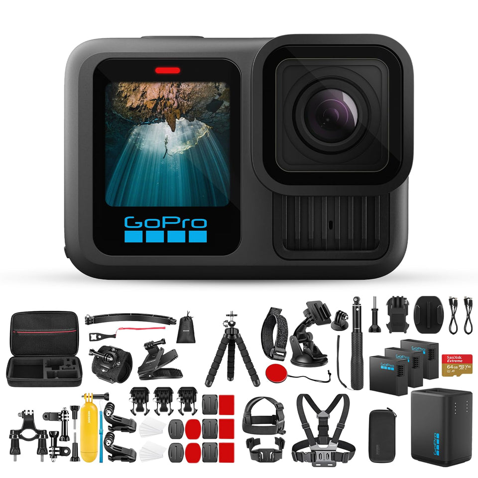 GoPro HERO13 Black in action, 5.3K video for immersive footage.