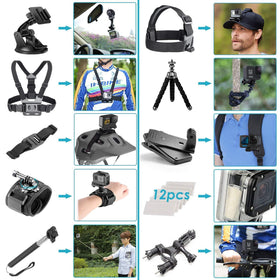GoPro HERO13 Black bundle items, comprehensive kit for all-day shoots.