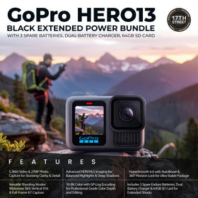 GoPro HERO13 Black HDR imaging for vibrant, balanced scenes.