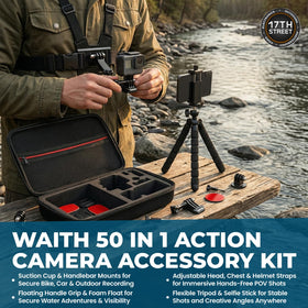 GoPro HERO13 Black HyperSmooth 6.0 with AutoBoost for steadier shots.