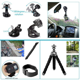 GoPro HERO13 Black mount-included kit, secure hands-free mounting during sports.