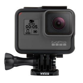 GoPro HERO5 Black front view for action adventures with one button use.