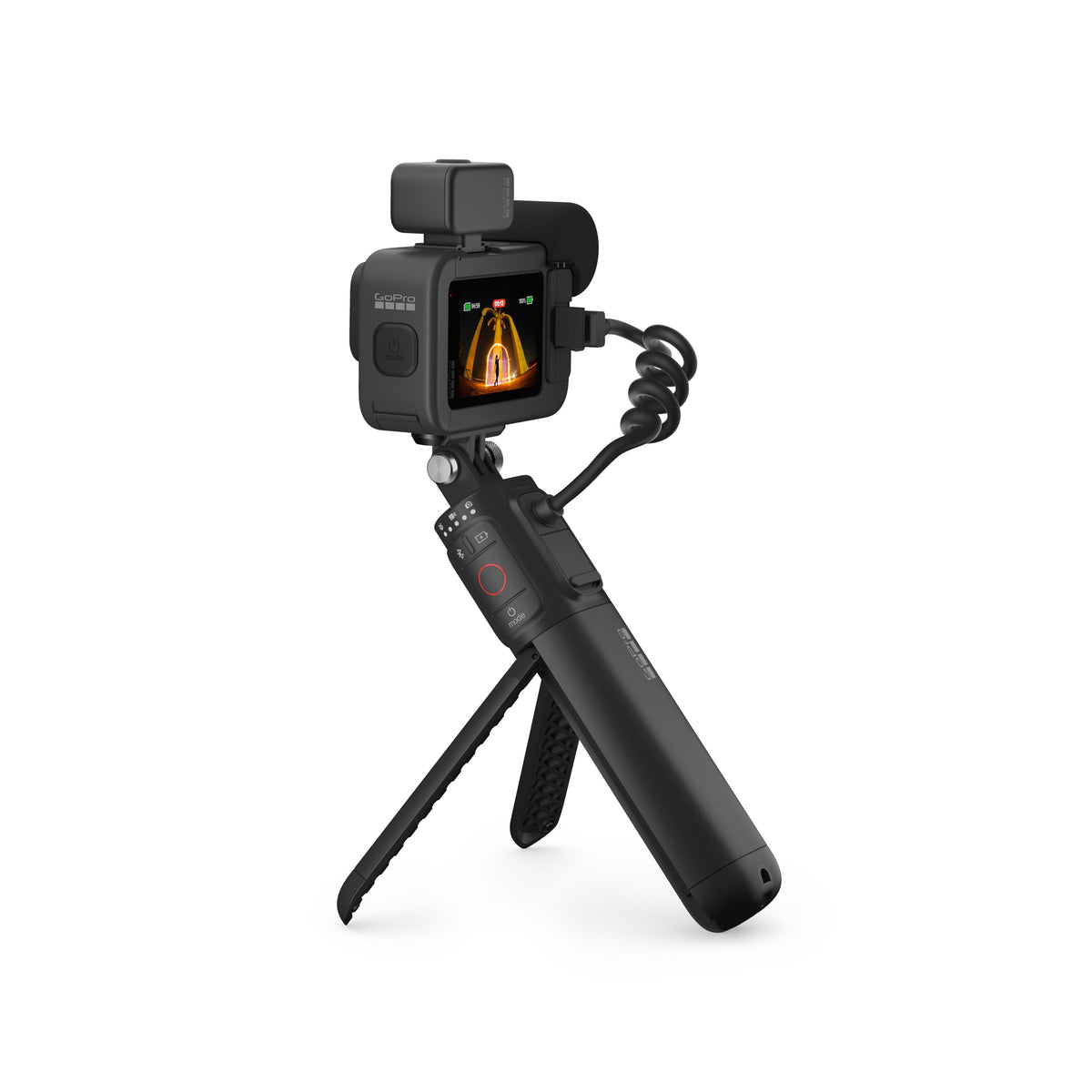 GoPro Light Mod provides on-camera lighting for dim or indoor environments.