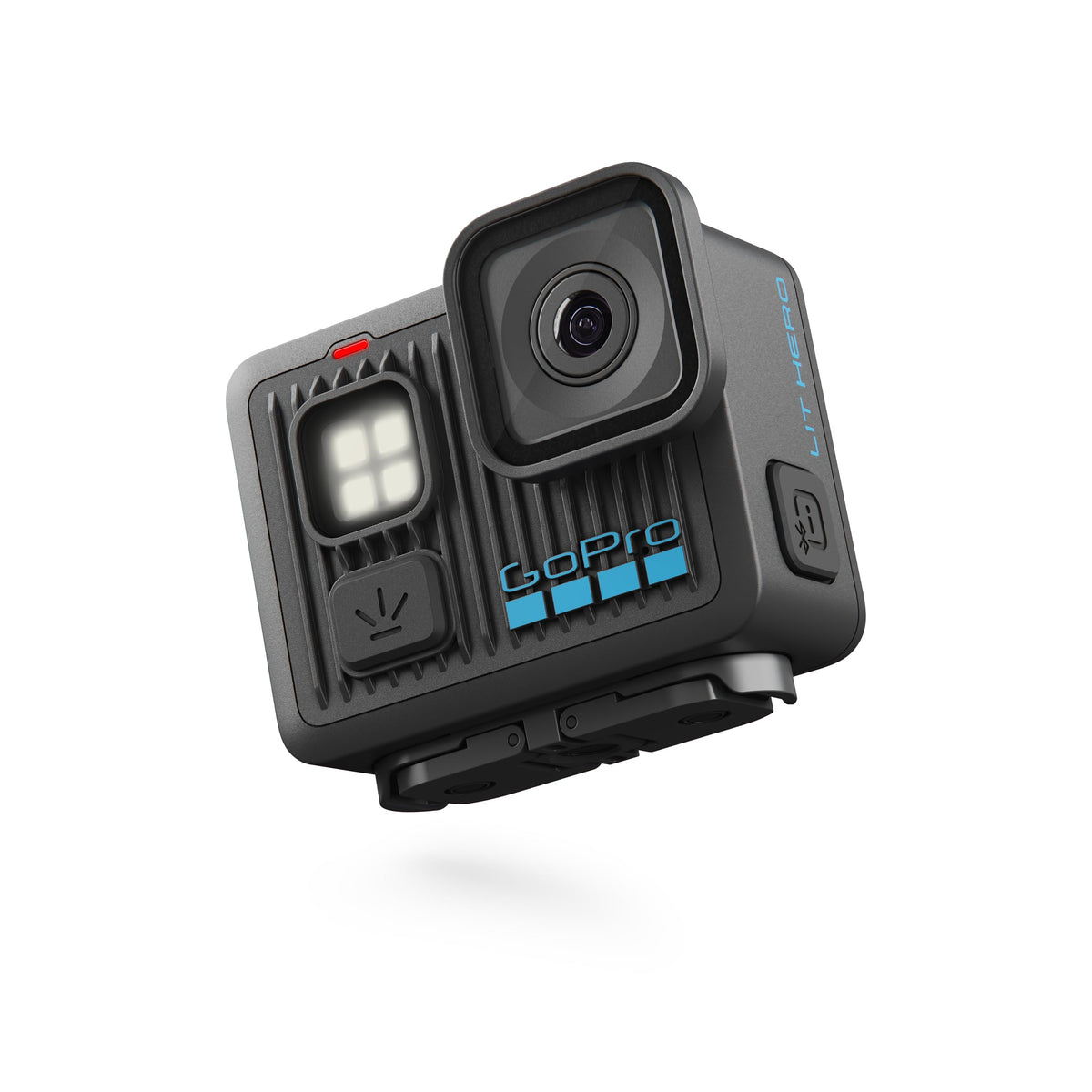 GoPro LIT HERO Magnetic Latch Mount enables rapid setup changes.