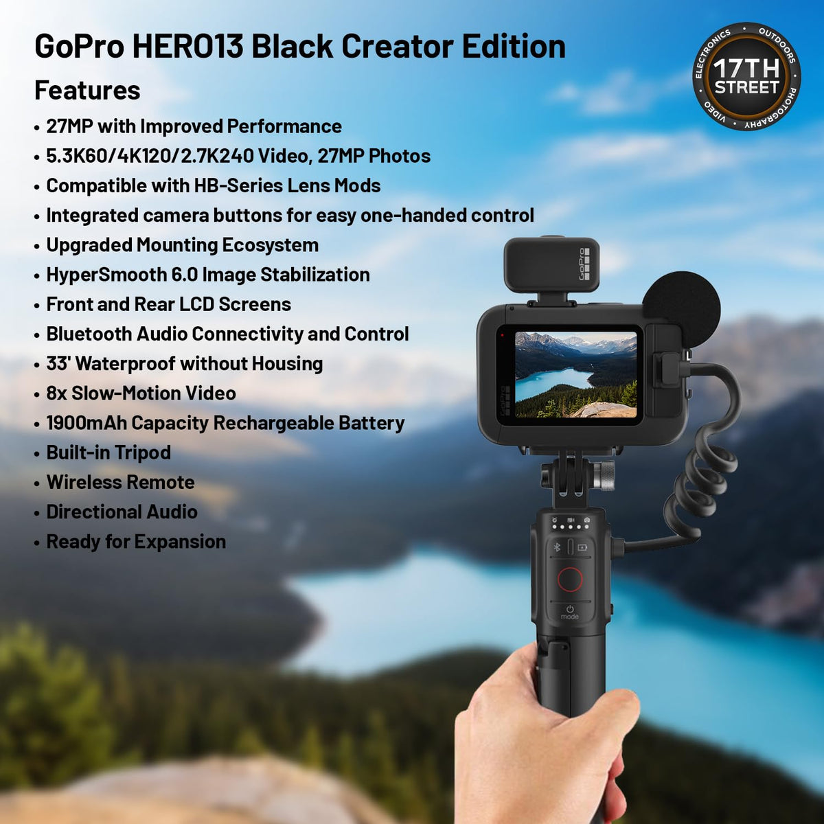 GoPro Media Mod expanding audio and external mic options