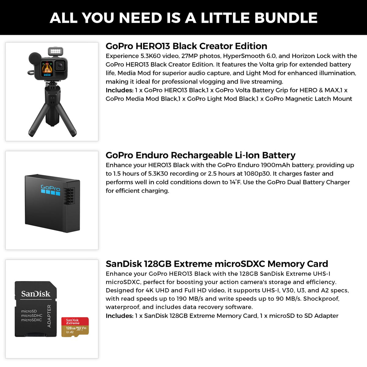GoPro Volta battery grip enabling steadier handheld shots