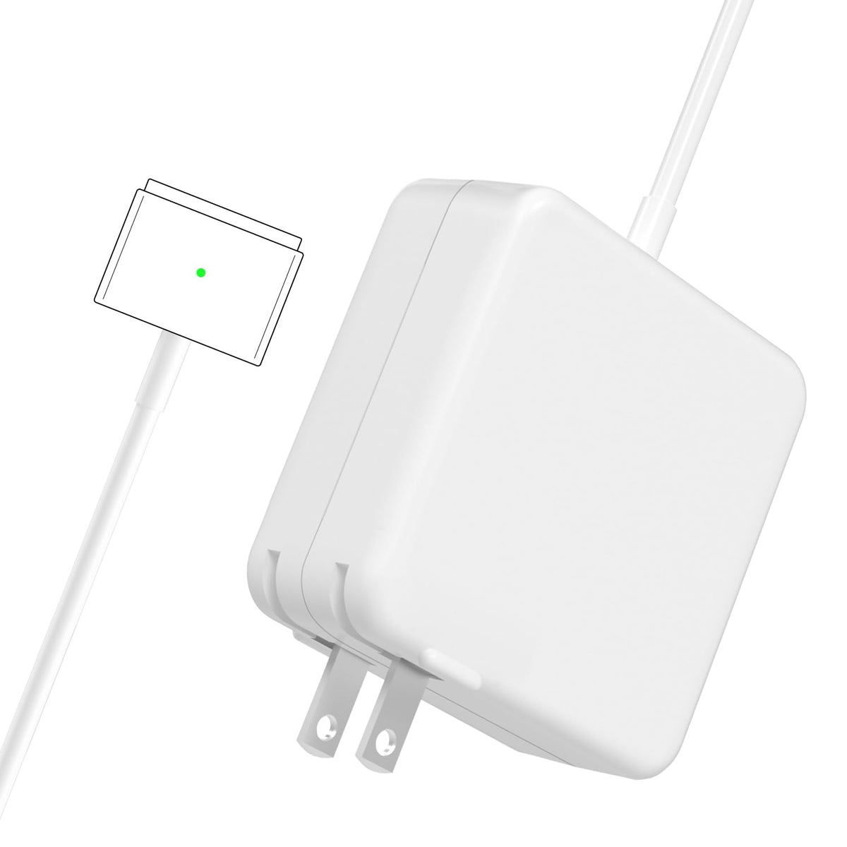 Gorgeous 60W Magnetic 2T-Tip charger powers MacBook Pro and Air on the go
