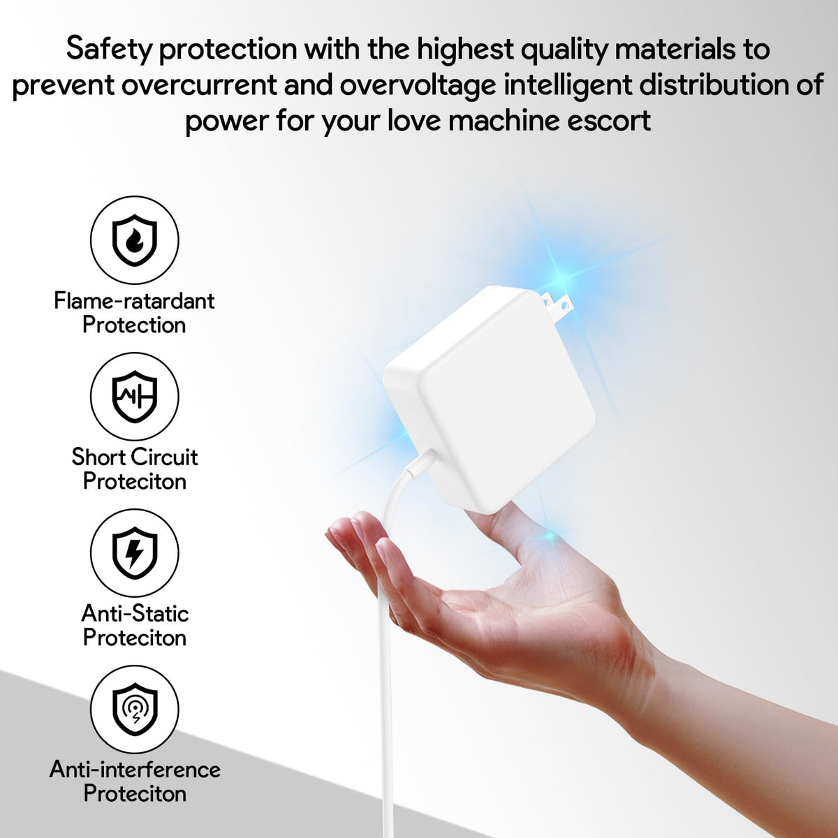 Gorgeous charger uses built in heatsinks for safe cool operation