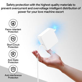 Gorgeous charger uses built in heatsinks for safe cool operation