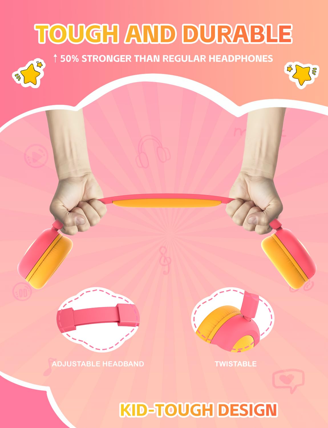 Gorsun 50-hour battery keeps kids entertained during trips.