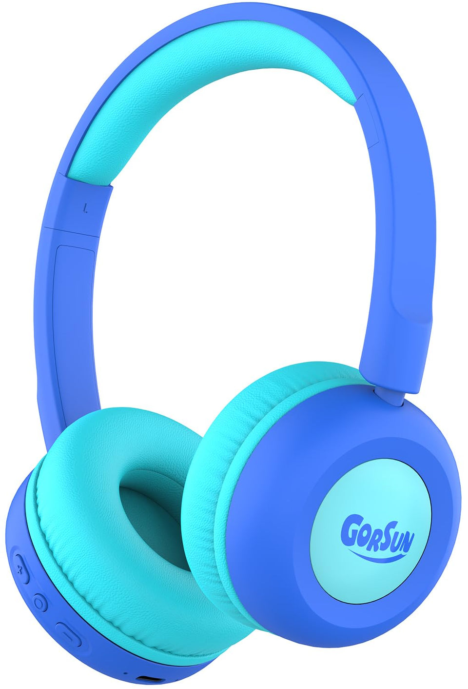 Gorsun kids Bluetooth headphones with 85dB limit ensures safer listening for children