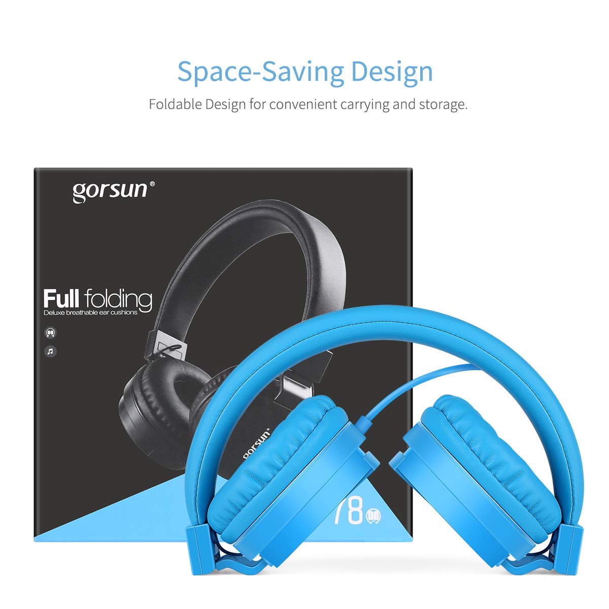 Gorsun Kids Headphones 3.5mm jack for devices