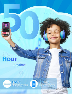 Gorsun 40mm drivers deliver clear, balanced kid-friendly sound
