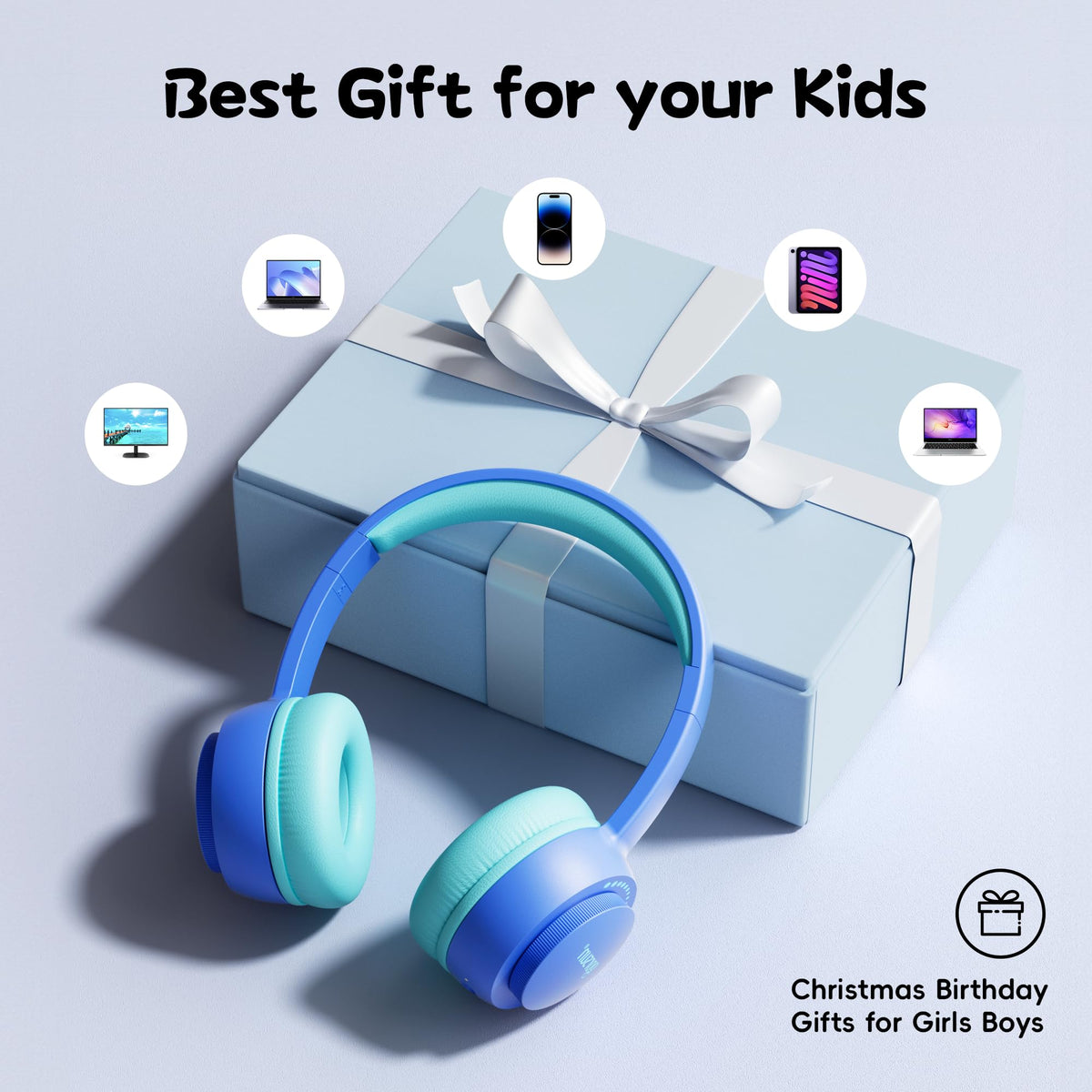 Gorsun Kids Headphones offer up to 45 hours of battery life.