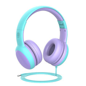 Gorsun Kids Headphones cat ear left view showing playful design and comfort
