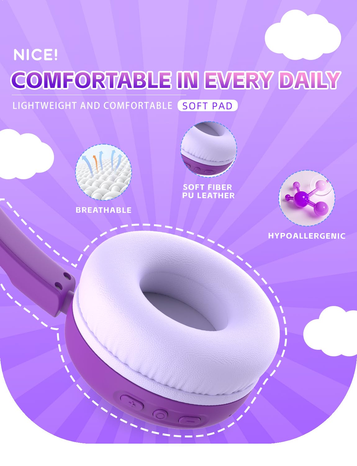 Gorsun memory-protein cushions provide soft comfort for long study sessions.