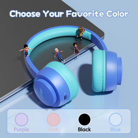 Gorsun Kids Headphones built-in mic for easy calls and storytelling.