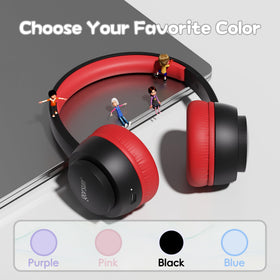 Gorsun soft faux leather ear cups for comfortable wear during travel.