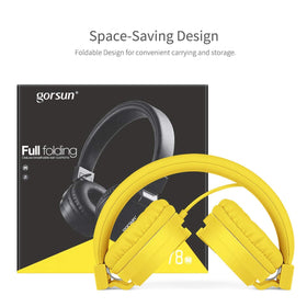 Gorsun Kids Headphones tangle-free cord for mess-free playtime