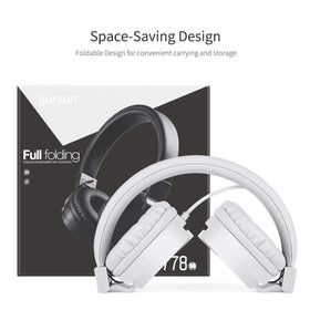 Gorsun white ear cushions close-up emphasize soft padding.