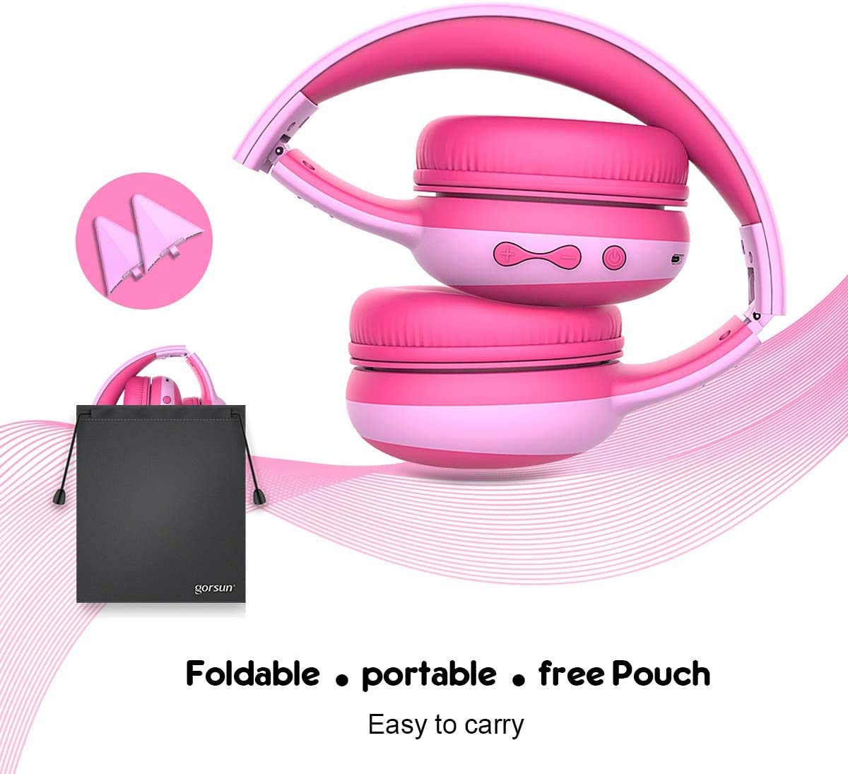 gorsun with 3.5mm cable wired mode ensuring uninterrupted use