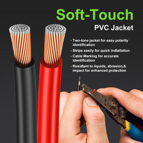 GOSDENG easy stripping and clear polarity identification improve setup speed.