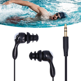 Goshyda IP68 waterproof swimming headphones withstand splashes and immersion