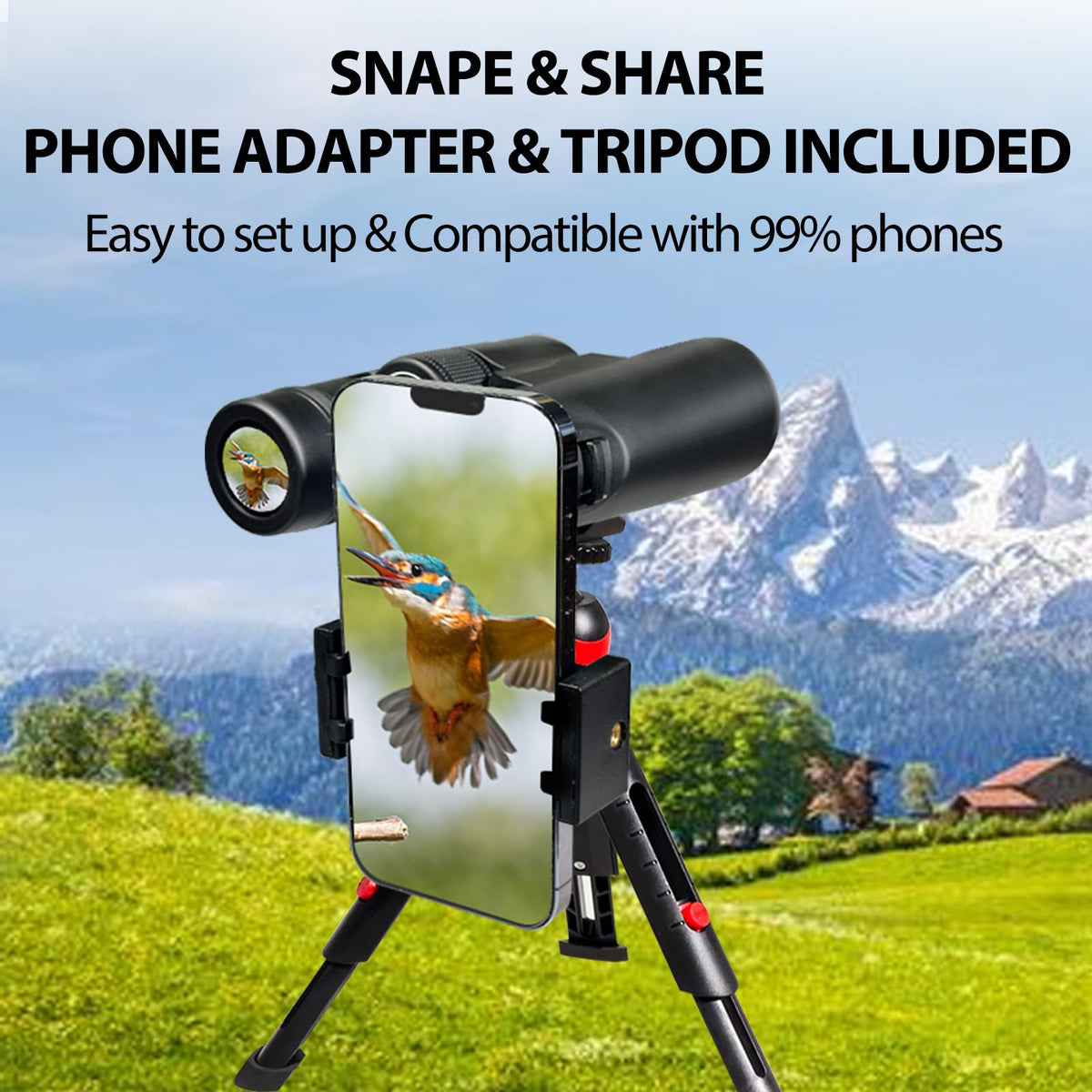 Gosky 8x42 binoculars deliver clear close-ups at sports events