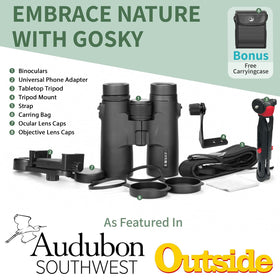 Gosky 8x42 binoculars stay reliable in rain thanks to IPX7 waterproof design