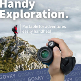Gosky lightweight, compact design enhances portability for outdoor use.