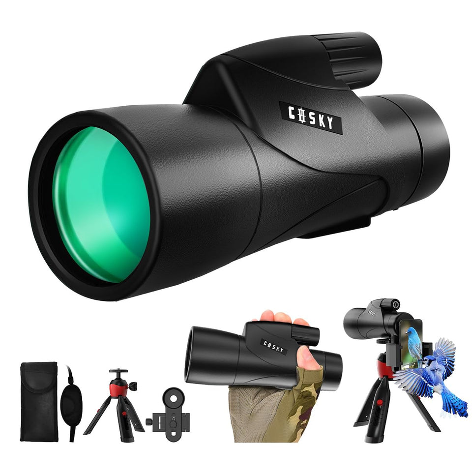 Gosky monocular 15x55 objective lens for distant views and detail