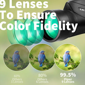 Gosky monocular with bak4 prism for bright, sharp images