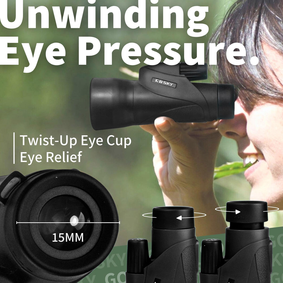 Gosky monocular smartphone adapter for HD close captures