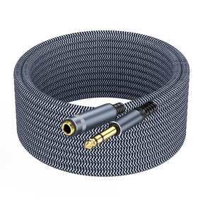 GOSYSONG 1/4-inch extension cable extends guitar or headphones with stable stereo signal