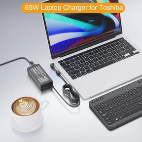 Govolia in use on Toshiba laptop demonstrating steady charging performance
