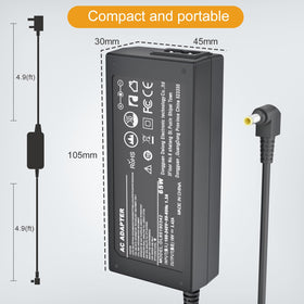 Govolia power cord and plug with global AC input for travel convenience