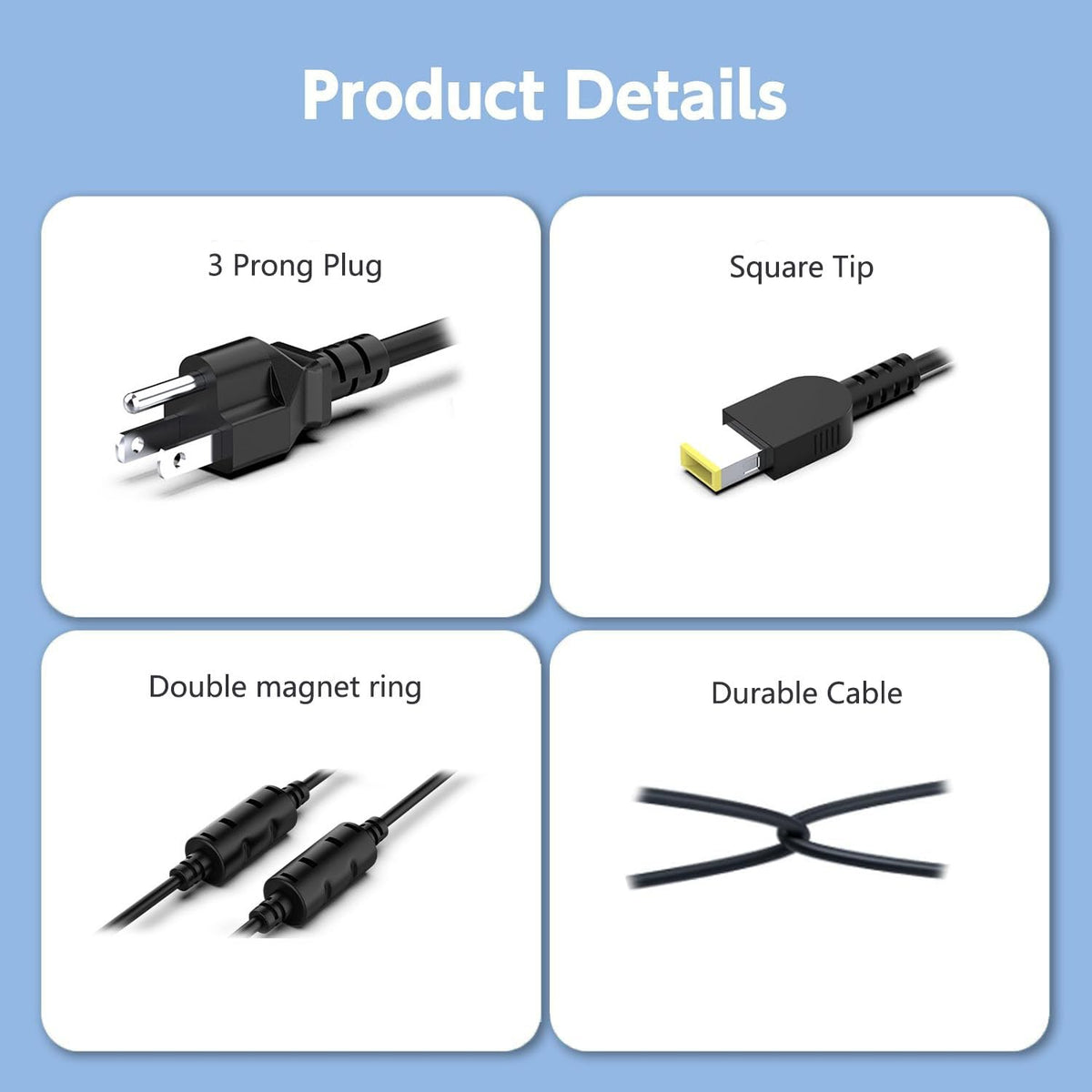 Govvep 230W package includes detachable AC cord for easy setup
