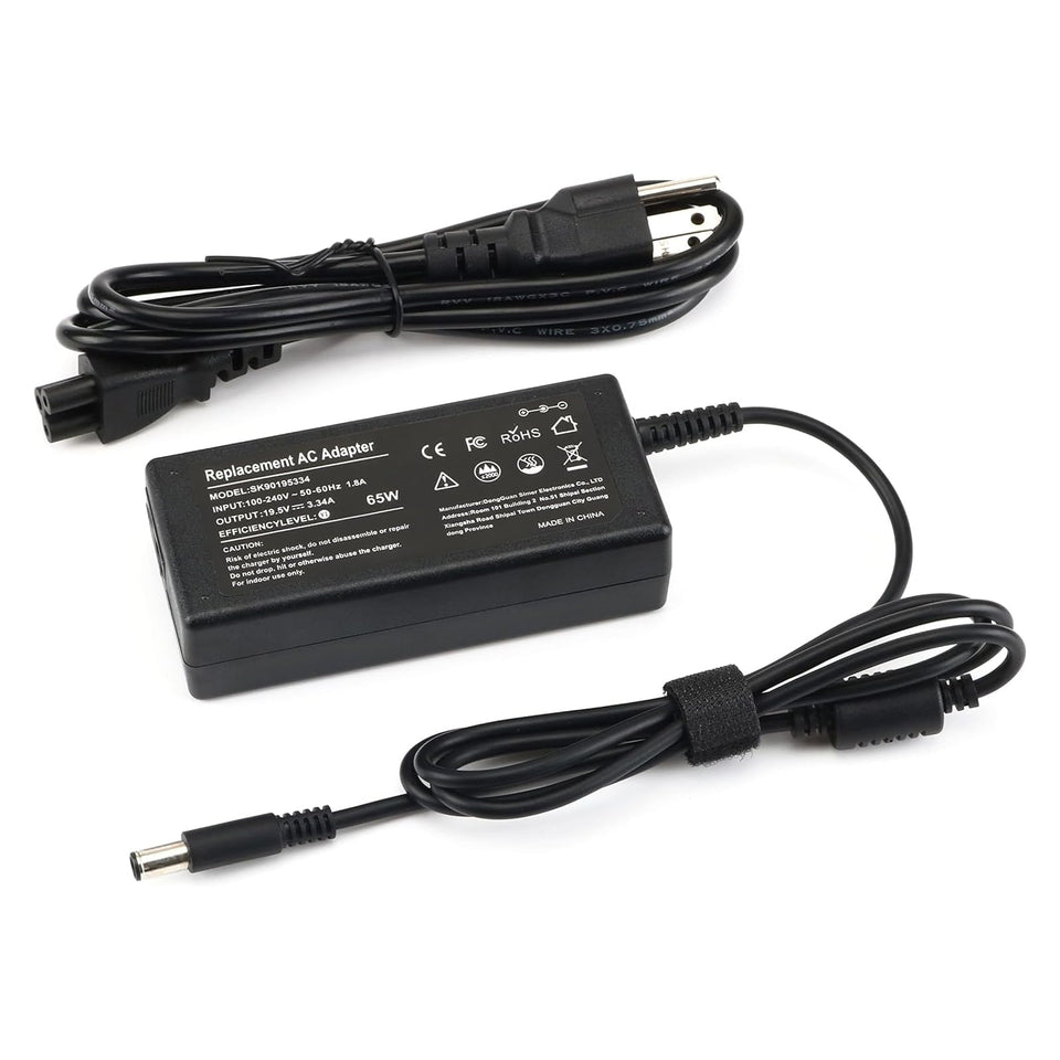 Govvep 65W laptop charger front view, compact design for fast, safe charging.