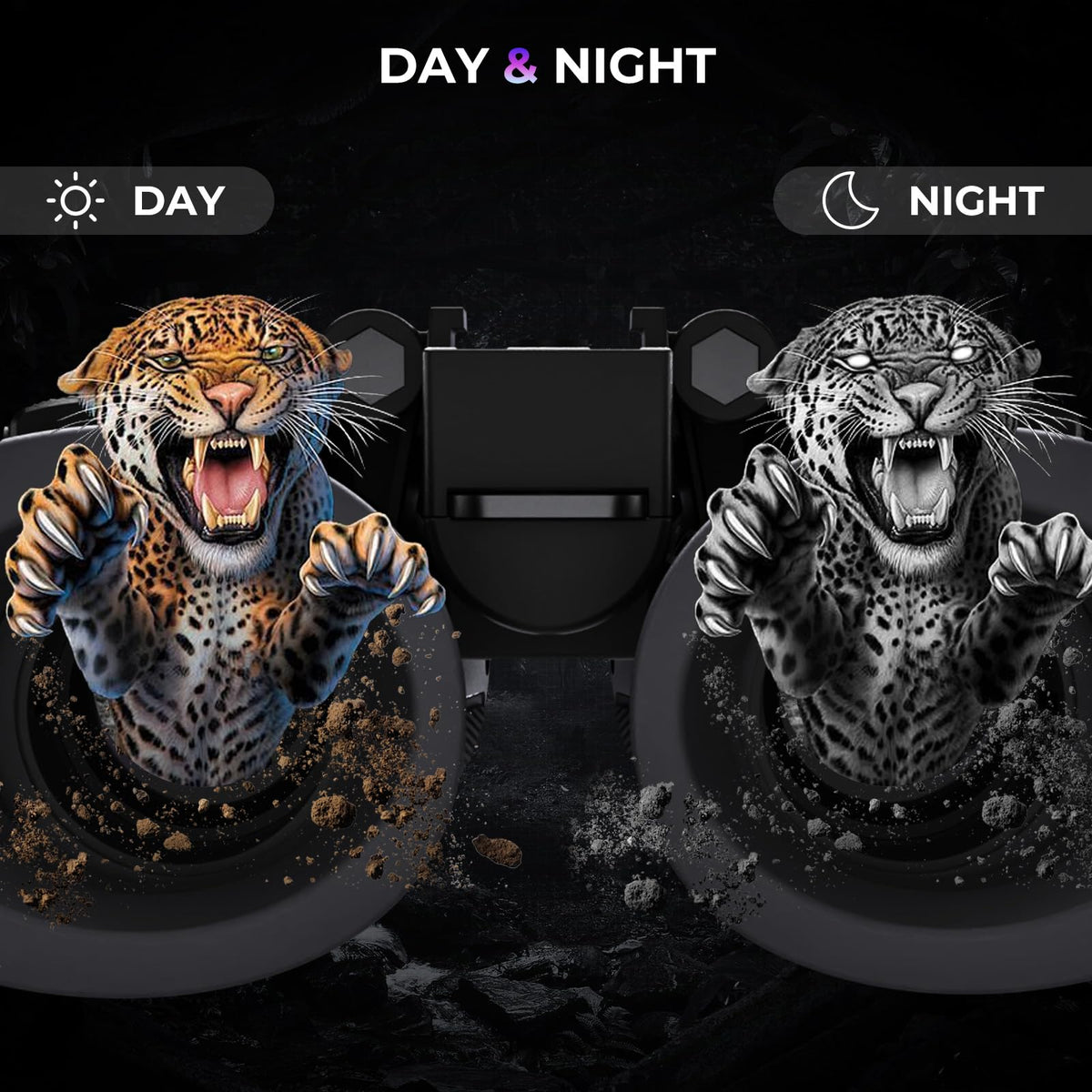 GOYOJO 4K night-vision binoculars up to 1000ft range in complete darkness.