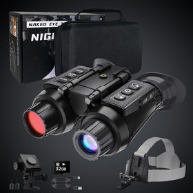 GOYOJO 4K night-vision binoculars IR illuminator for clearer images in low light.