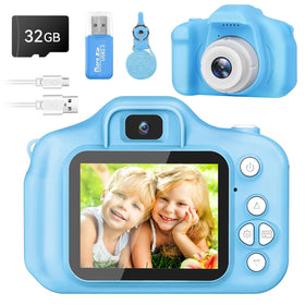 GPOSY front view showing buttons and durable shell, encourages creative play