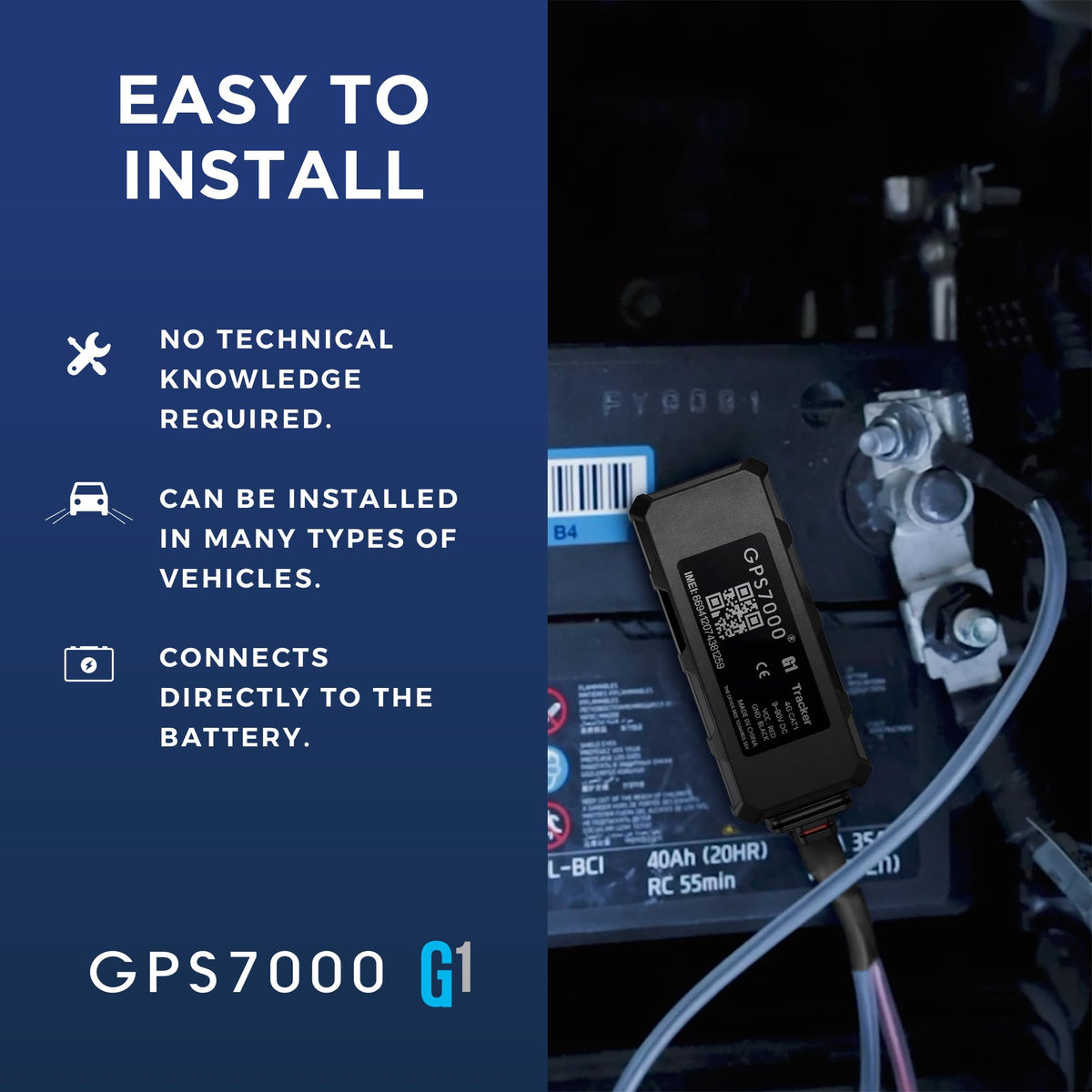 GPS7000 4G LTE coverage map across USA, Mexico, Canada.