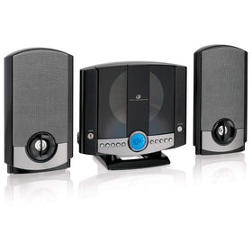 GPX HM3817DTBK front view showing compact design suitable for living rooms or desks