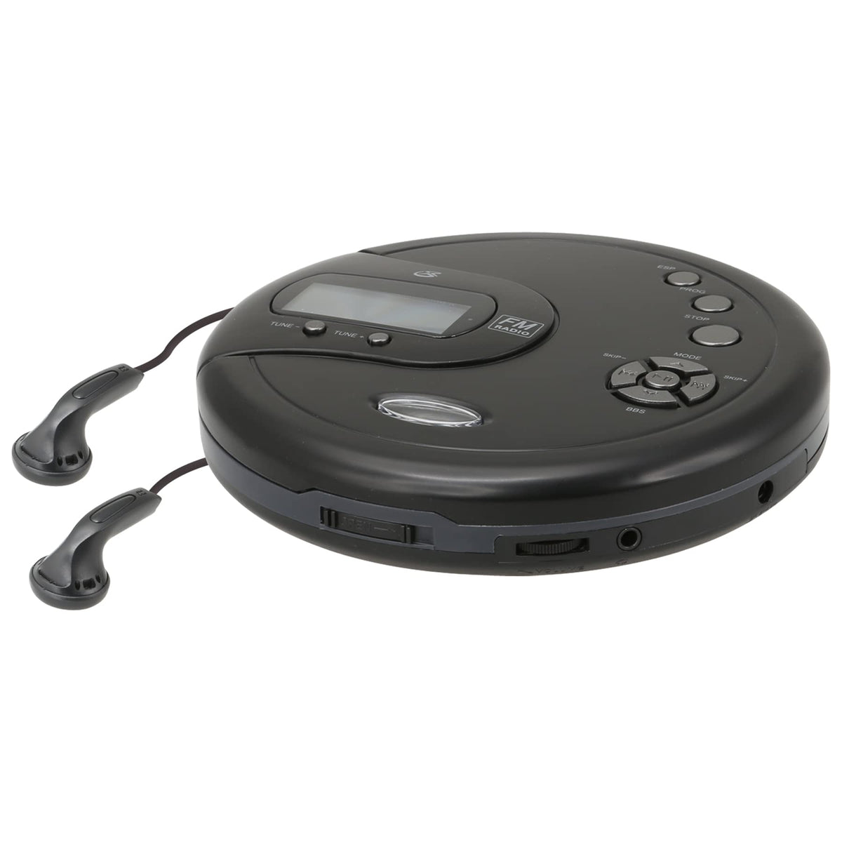 GPX PC332B held in hand to show compact size for travel convenience