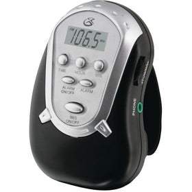 GPX R300S front view showing armband and compact radio, ideal for active use